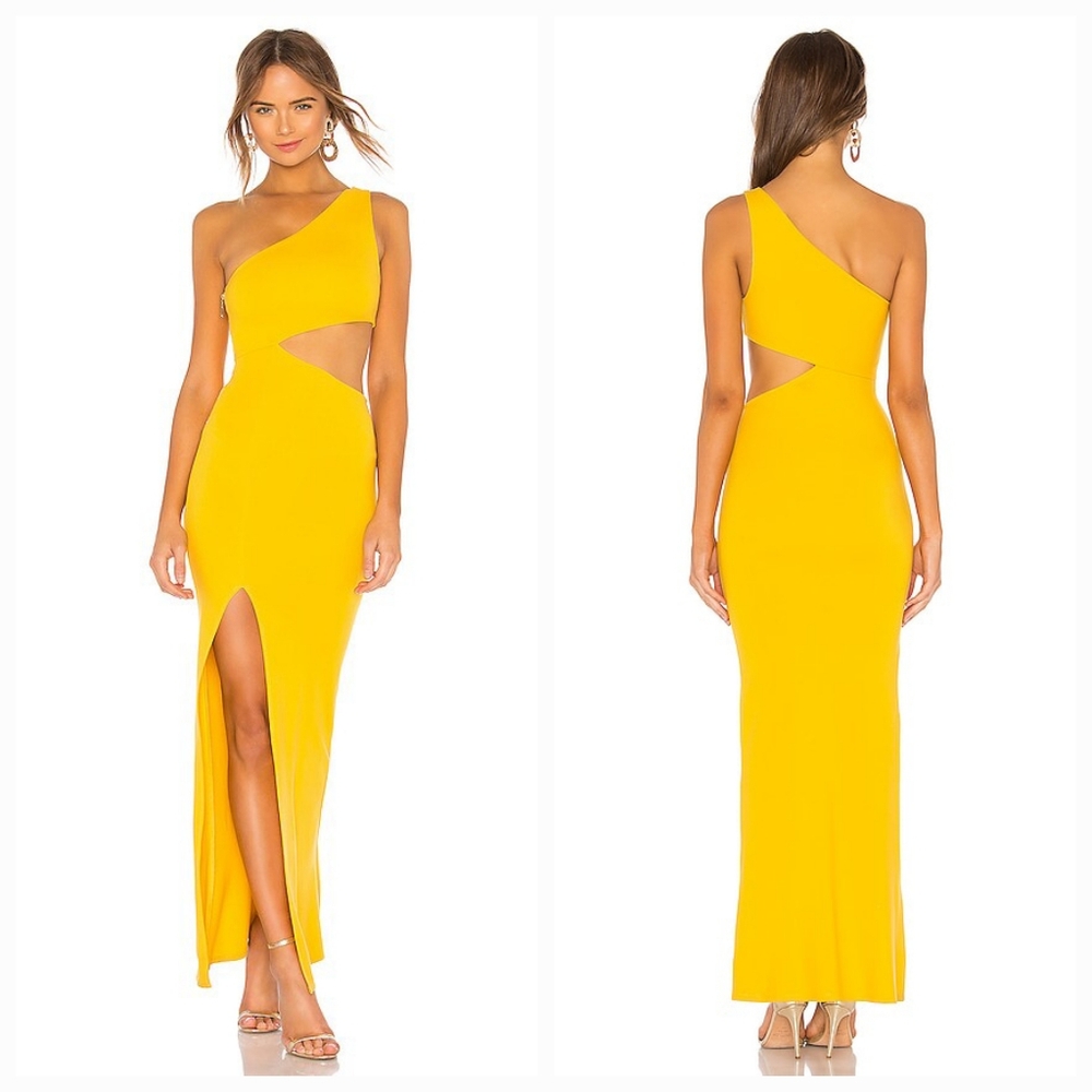 NBD x NAVEN Marissa Dress in Canary Yellow